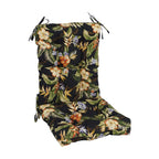 Multi-section Tufted Outdoor Seat/Back Chair Cushion (Multiple Sizes)