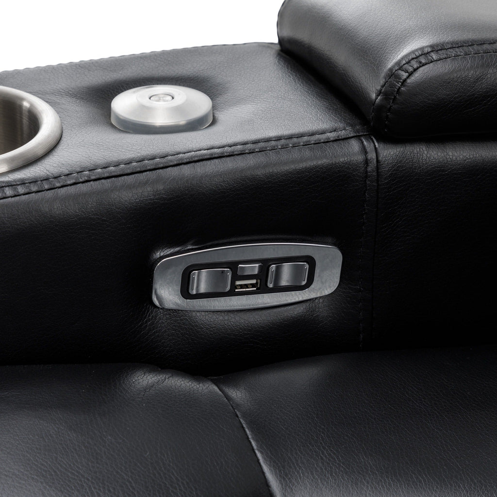 Fauteuil inclinable électrique multifonctionnel pivotant à 270° pour home cinéma