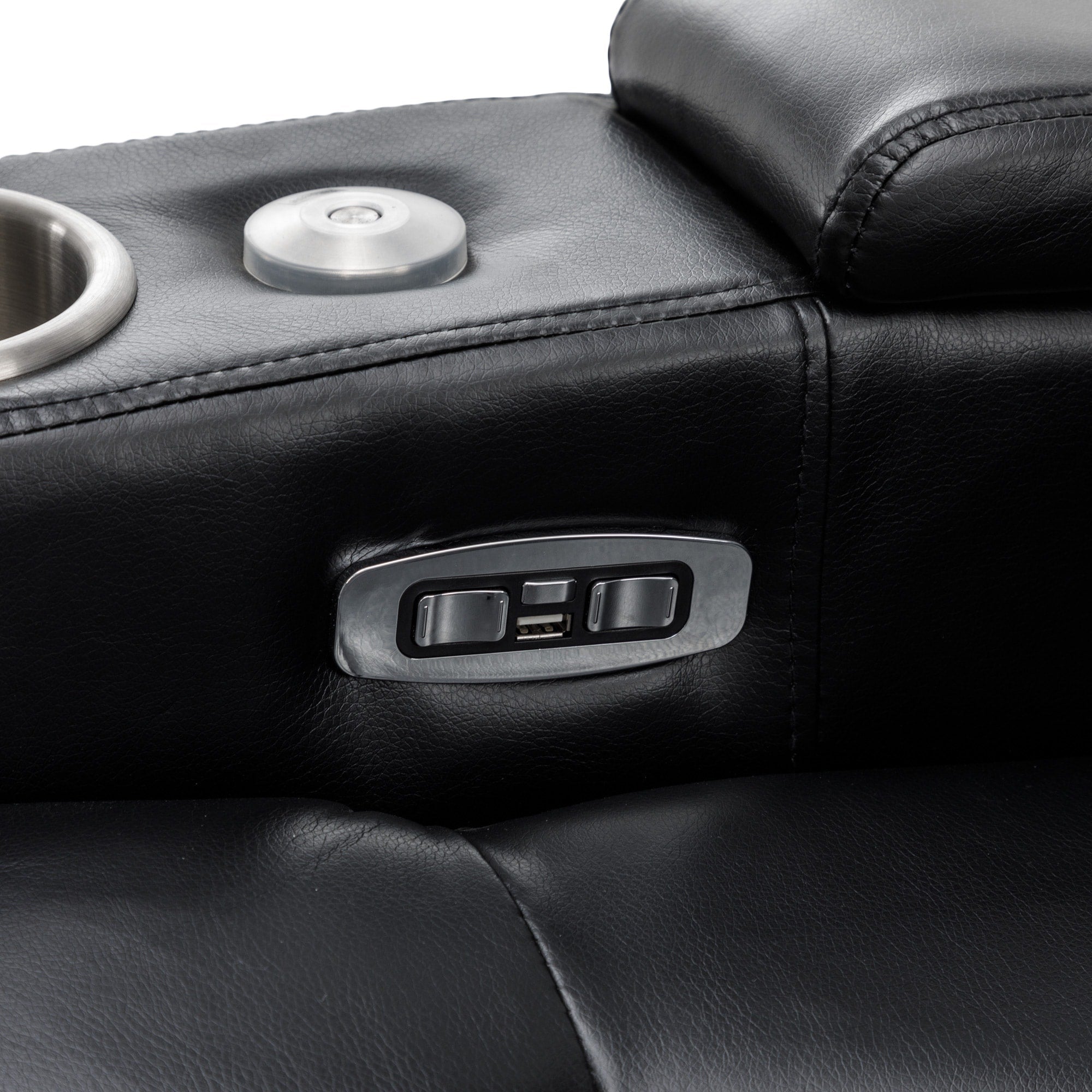 Fauteuil inclinable électrique multifonctionnel pivotant à 270° pour home cinéma
