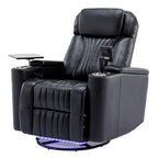 Fauteuil inclinable électrique multifonctionnel pivotant à 270° pour home cinéma