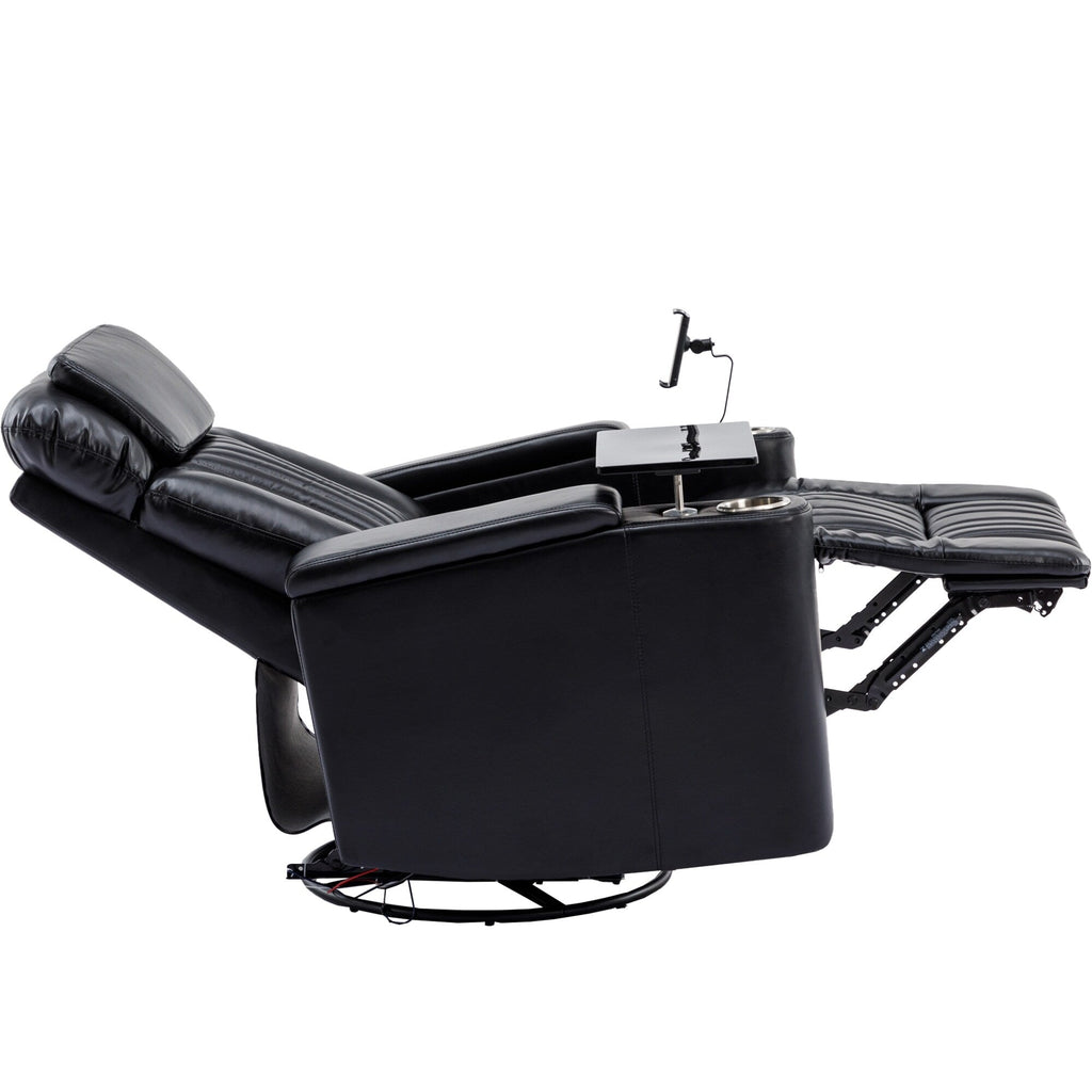 Fauteuil inclinable électrique multifonctionnel pivotant à 270° pour home cinéma