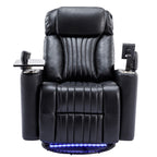 Fauteuil inclinable électrique multifonctionnel pivotant à 270° pour home cinéma