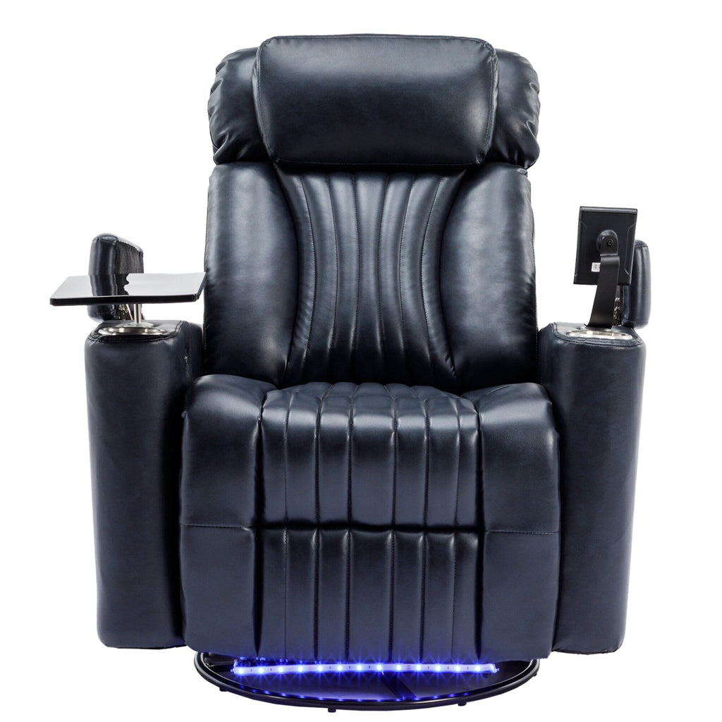 Fauteuil inclinable électrique multifonctionnel pivotant à 270° pour home cinéma