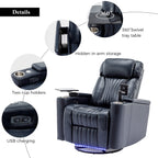 Fauteuil inclinable électrique multifonctionnel pivotant à 270° pour home cinéma
