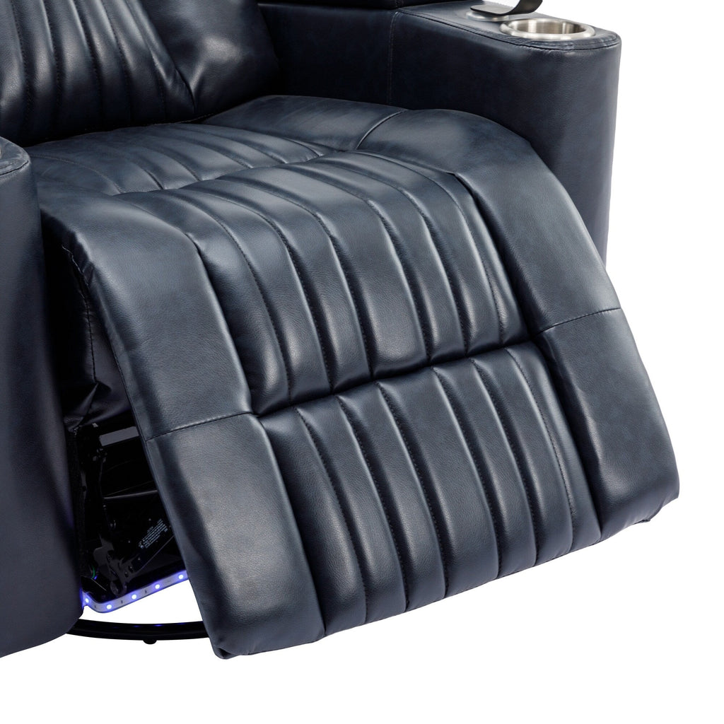 Fauteuil inclinable électrique multifonctionnel pivotant à 270° pour home cinéma
