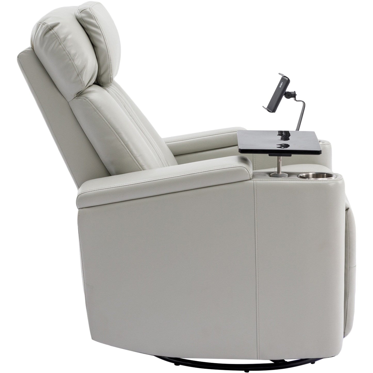 Fauteuil inclinable électrique multifonctionnel pivotant à 270° pour home cinéma