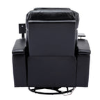 Fauteuil inclinable électrique multifonctionnel pivotant à 270° pour home cinéma