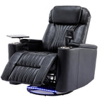 Fauteuil inclinable électrique multifonctionnel pivotant à 270° pour home cinéma