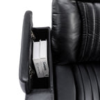 Fauteuil inclinable électrique multifonctionnel pivotant à 270° pour home cinéma