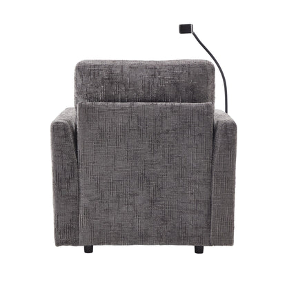 Canapé inclinable multifonctionnel pour personne paresseuse, dossier de rangement avec support pour téléphone portable, chaise de loisirs simple en chenille