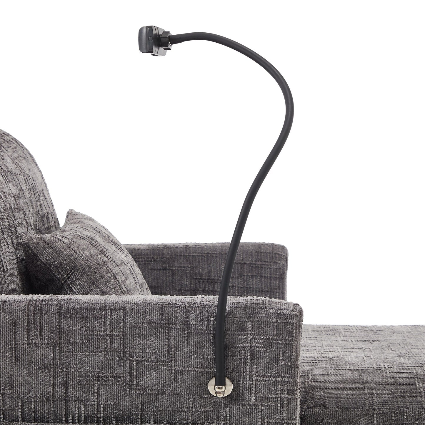 Canapé inclinable multifonctionnel pour personne paresseuse, dossier de rangement avec support pour téléphone portable, chaise de loisirs simple en chenille