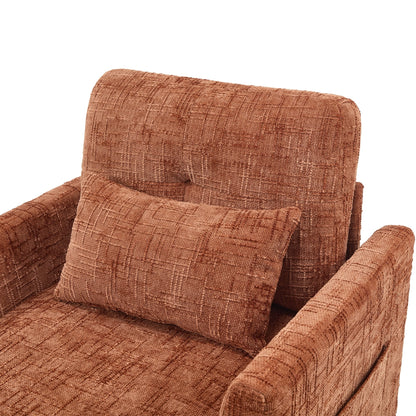 Canapé inclinable multifonctionnel pour personne paresseuse, dossier de rangement avec support pour téléphone portable, fauteuil de loisirs simple en chenille
