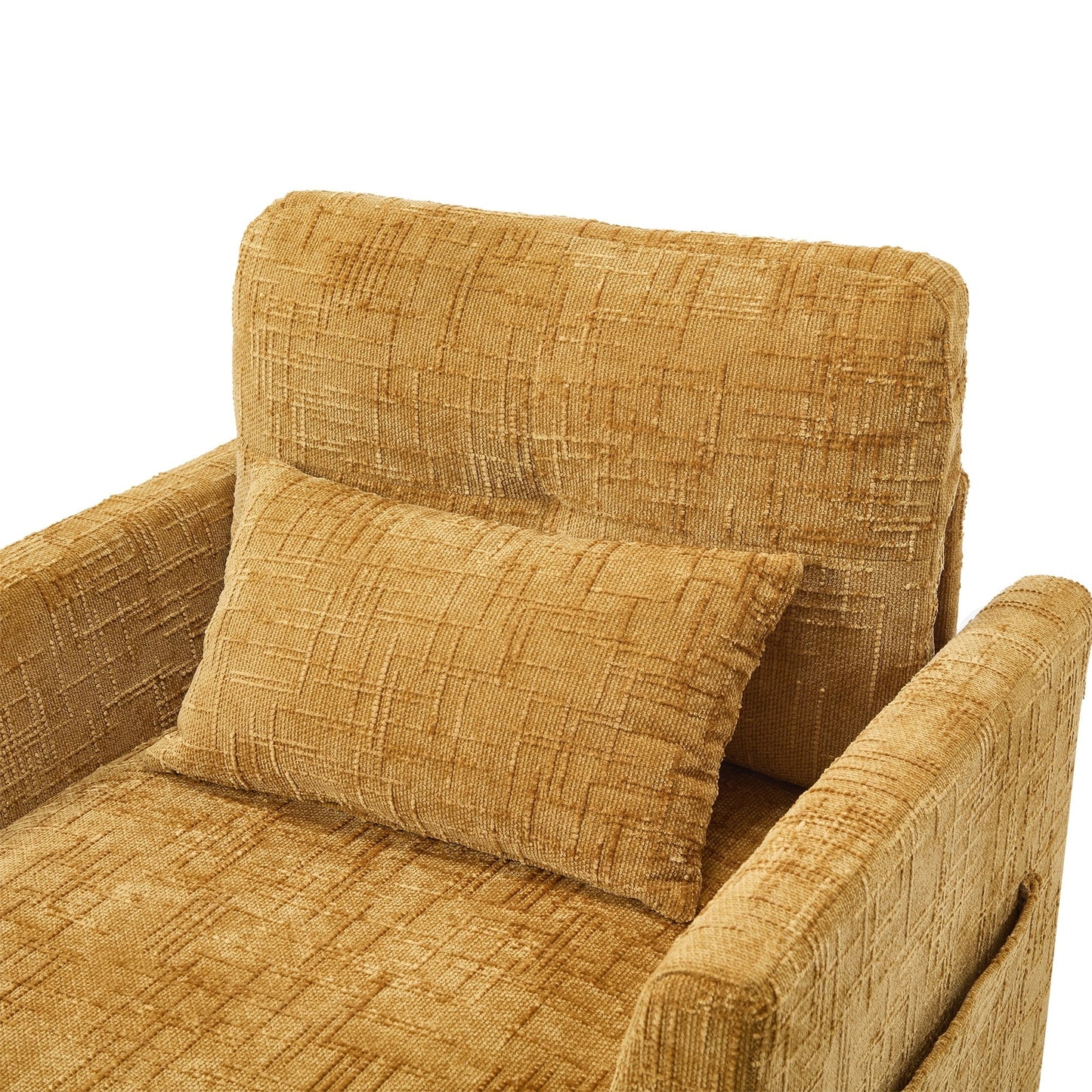 Canapé inclinable multifonctionnel pour personne paresseuse, dossier de rangement avec support pour téléphone portable, fauteuil de loisirs simple en chenille