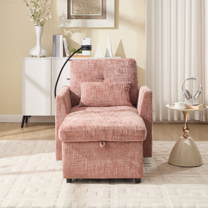 Canapé inclinable multifonctionnel pour personne paresseuse, dossier de rangement avec support pour téléphone portable, fauteuil de loisirs simple en chenille