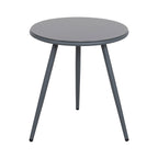 Ensemble bistrot d'extérieur 3 pièces en aluminium Nuu Garden, 1 table basse et 2 chaises en corde tressée avec coussins d'assise