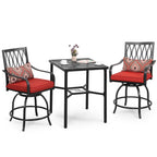 Ensemble de bistrot d'extérieur 3 pièces NUU GARDEN avec coussin