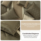 Ensemble de couette géométrique Nanshing Bryan 7 pièces