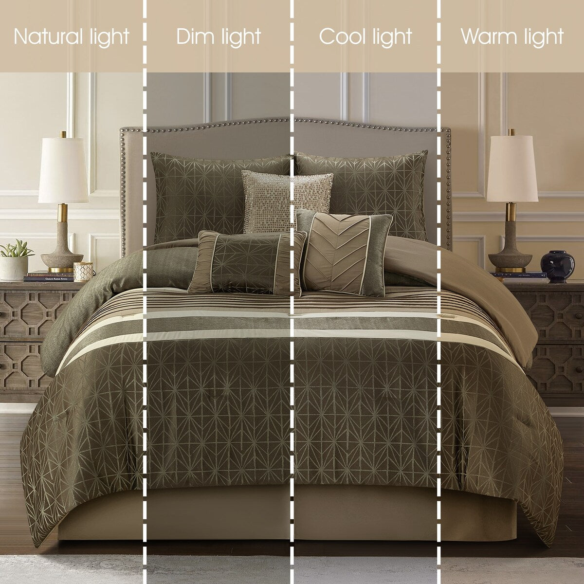 Ensemble de couette géométrique Nanshing Bryan 7 pièces