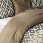 Ensemble de couette géométrique de luxe Nanshing Calvin 10 pièces