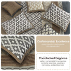 Ensemble de couette géométrique de luxe Nanshing Calvin 10 pièces