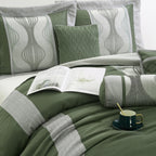 Ensemble de couette géométrique moderne Nanshing Daniella 7 pièces
