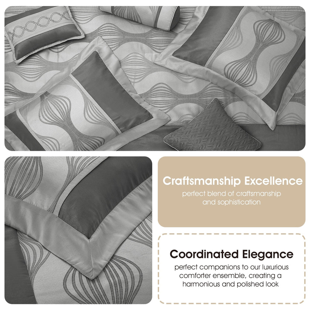 Ensemble de couette géométrique moderne Nanshing Daniella 7 pièces
