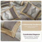 Ensemble de couette géométrique moderne Nanshing Daniella 7 pièces