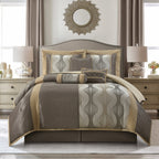 Ensemble de couette géométrique moderne Nanshing Daniella 7 pièces
