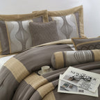 Ensemble de couette géométrique moderne Nanshing Daniella 7 pièces