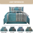 Ensemble de couette géométrique moderne Nanshing Daniella 7 pièces