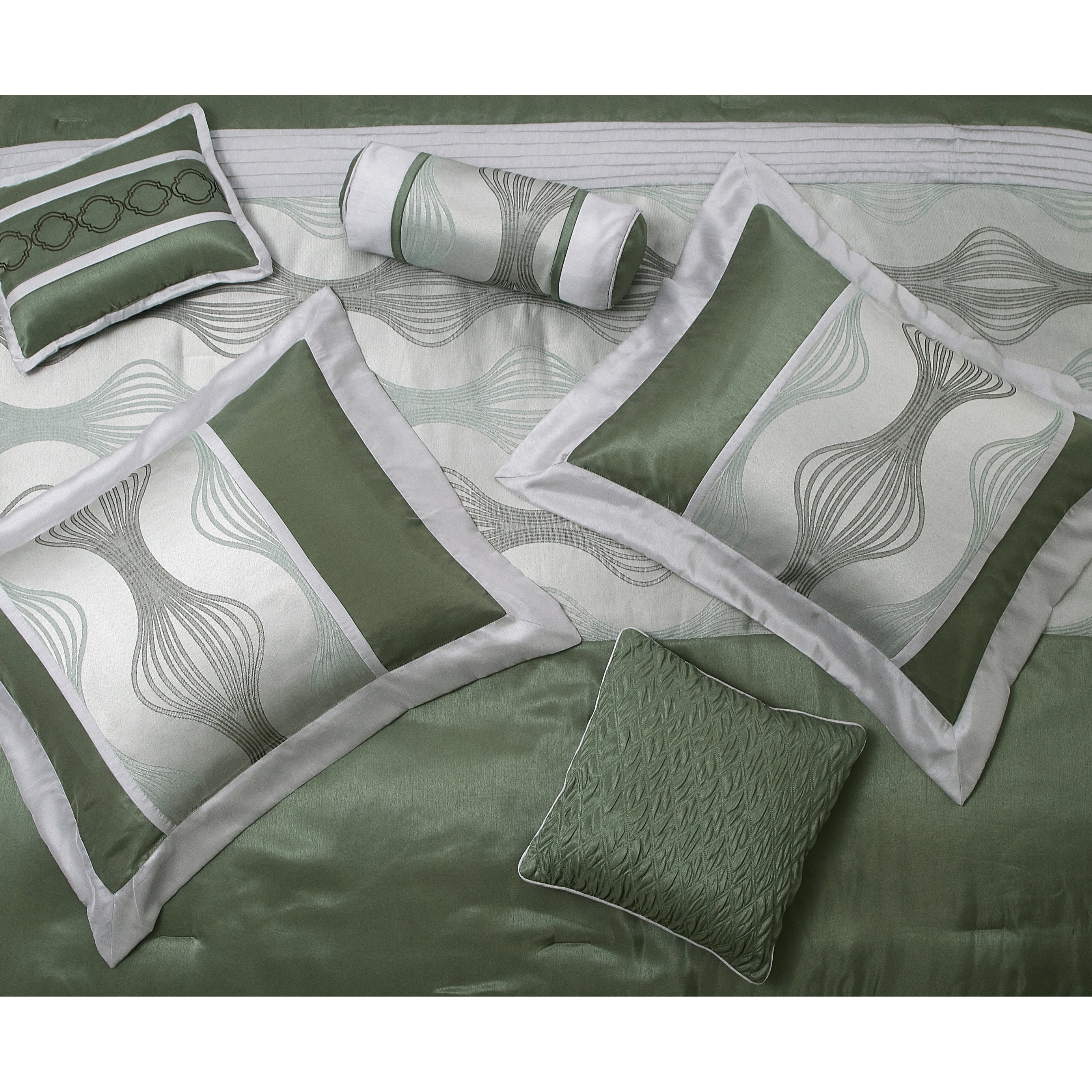 Ensemble de couette géométrique moderne Nanshing Daniella 7 pièces
