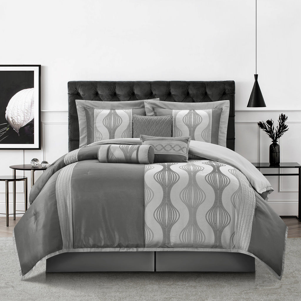 Ensemble de couette géométrique moderne Nanshing Daniella 7 pièces