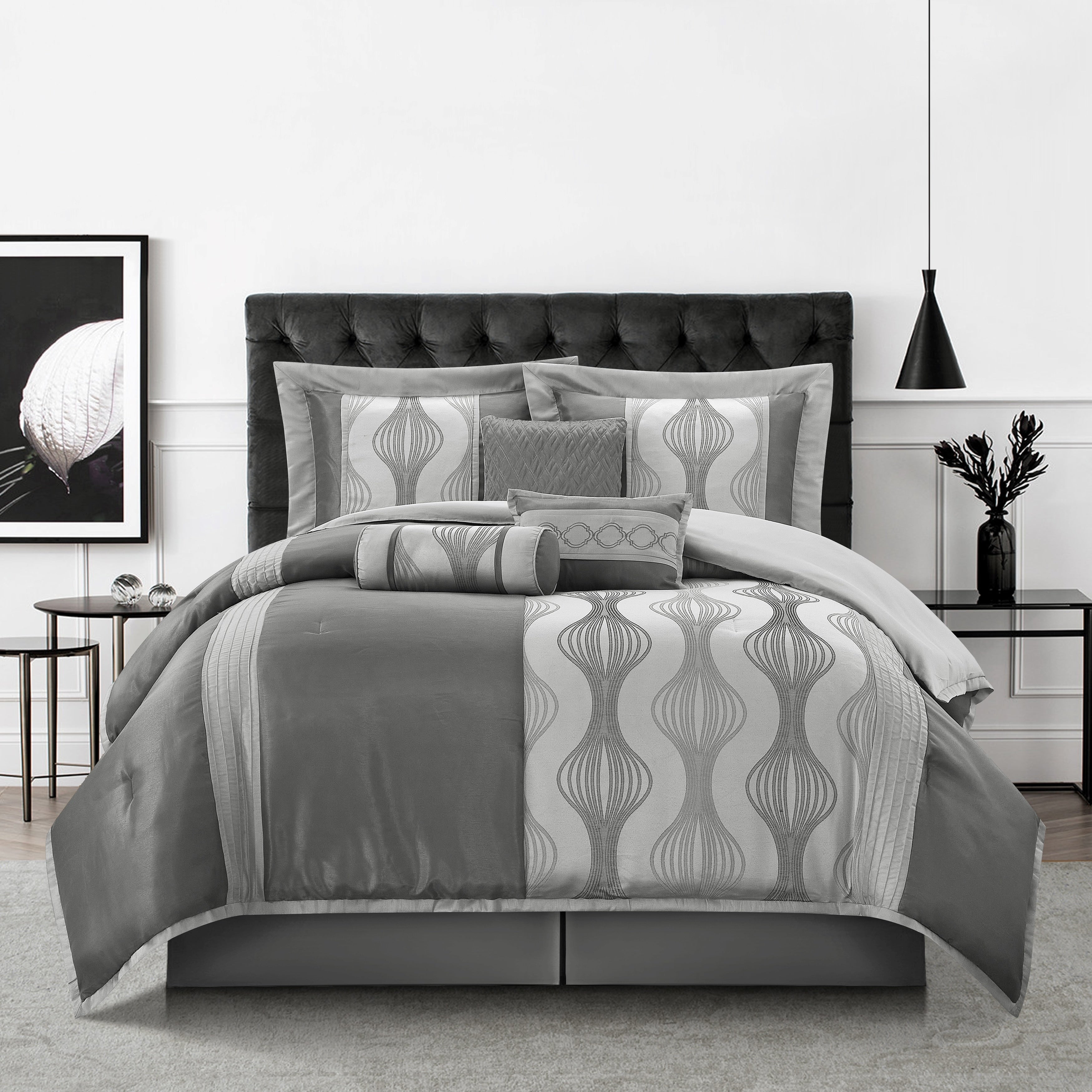 Ensemble de couette géométrique moderne Nanshing Daniella 7 pièces