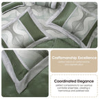 Ensemble de couette géométrique moderne Nanshing Daniella 7 pièces