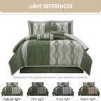 Ensemble de couette géométrique moderne Nanshing Daniella 7 pièces