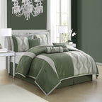 Ensemble de couette géométrique moderne Nanshing Daniella 7 pièces
