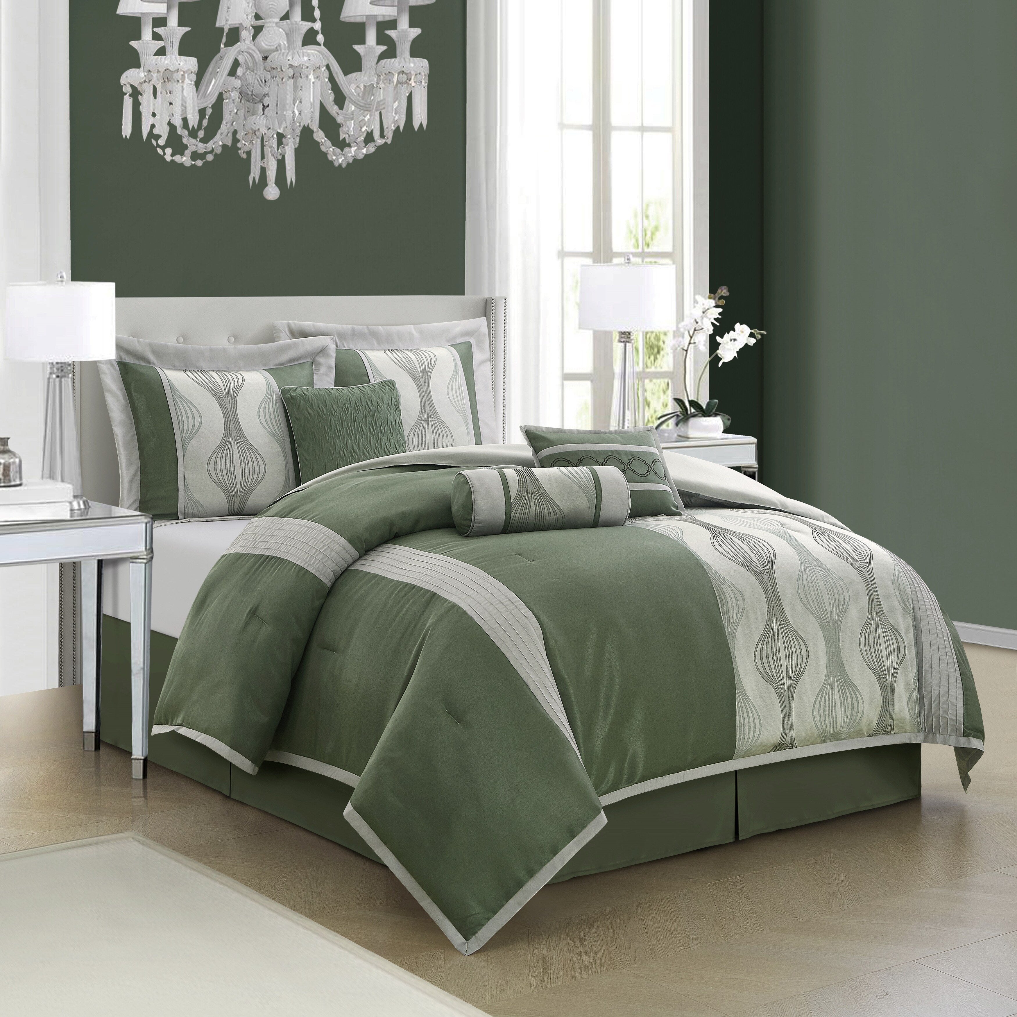 Ensemble de couette géométrique moderne Nanshing Daniella 7 pièces