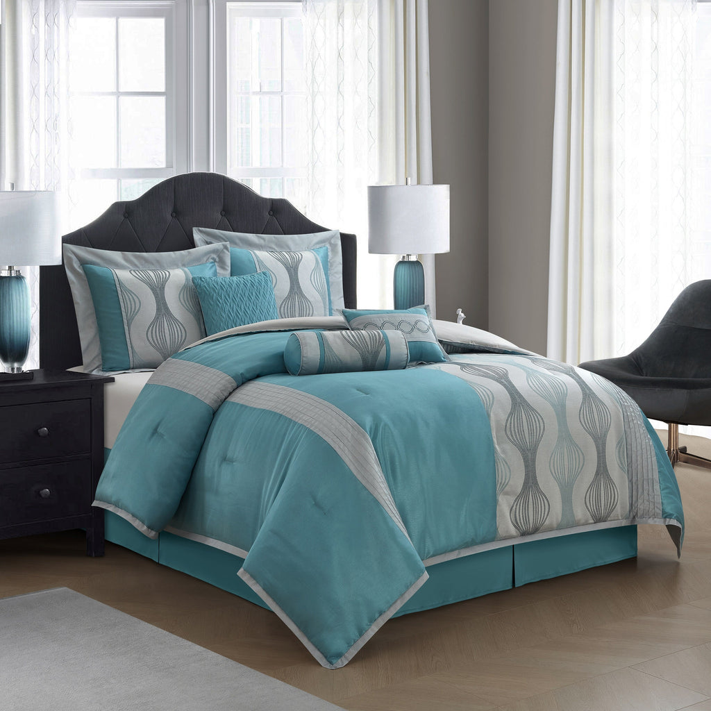 Ensemble de couette géométrique moderne Nanshing Daniella 7 pièces
