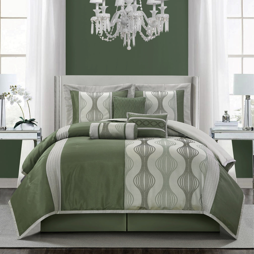 Ensemble de couette géométrique moderne Nanshing Daniella 7 pièces