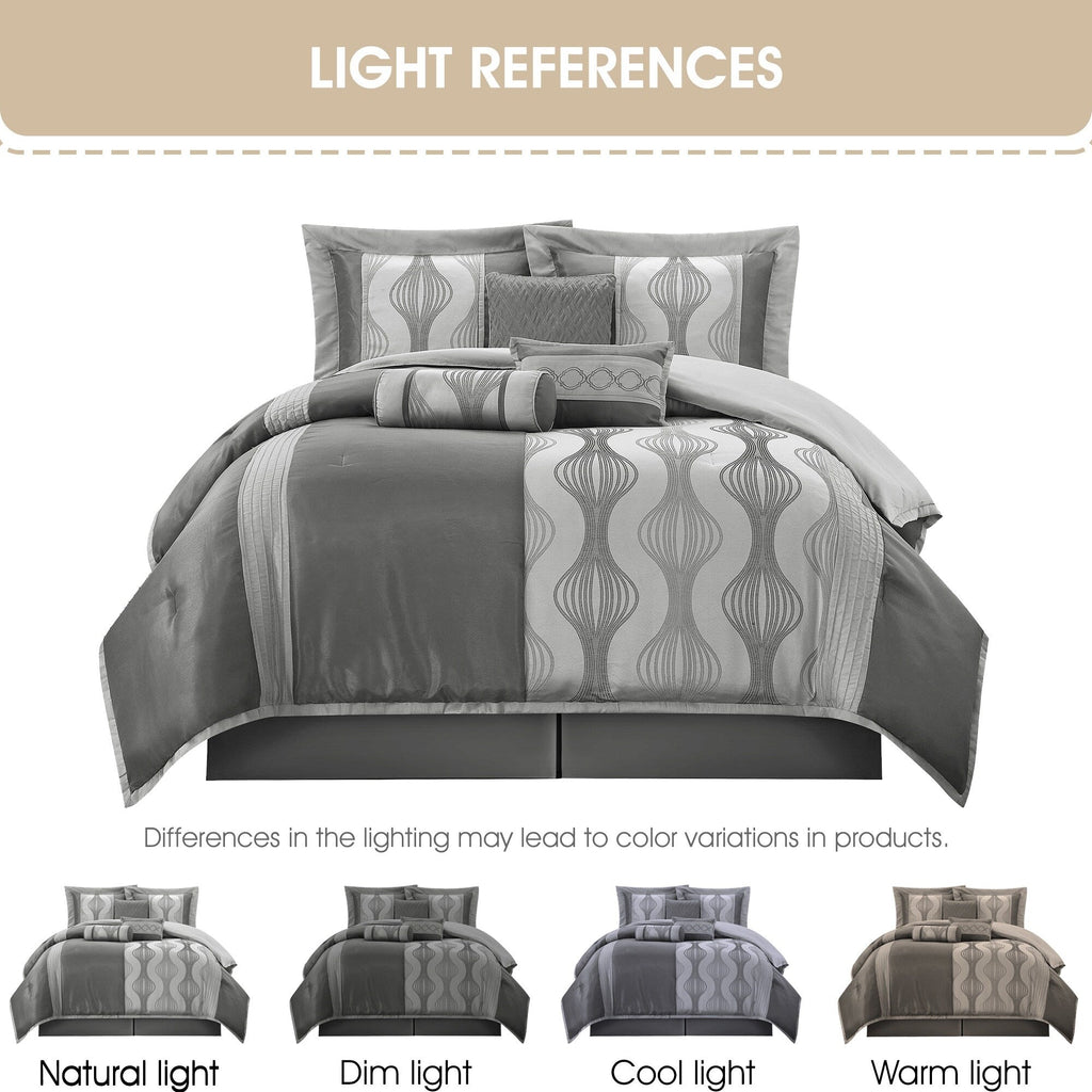 Ensemble de couette géométrique moderne Nanshing Daniella 7 pièces