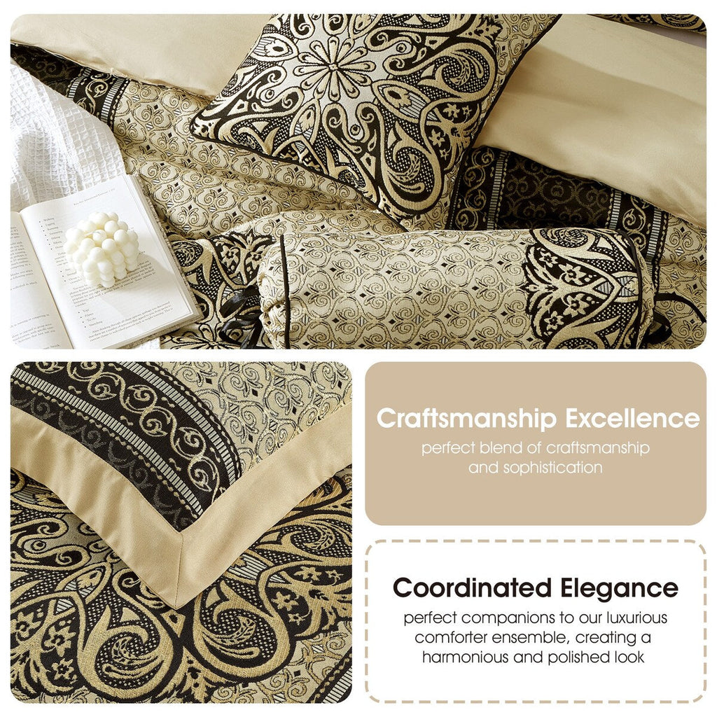 Ensemble de couette élégant médaillon 7 pièces Nanshing Prince