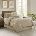 Ensemble de couette florale botanique Nanshing Taylor 7 pièces