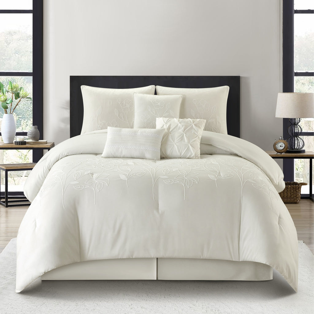 Ensemble de couette florale botanique Nanshing Taylor 7 pièces