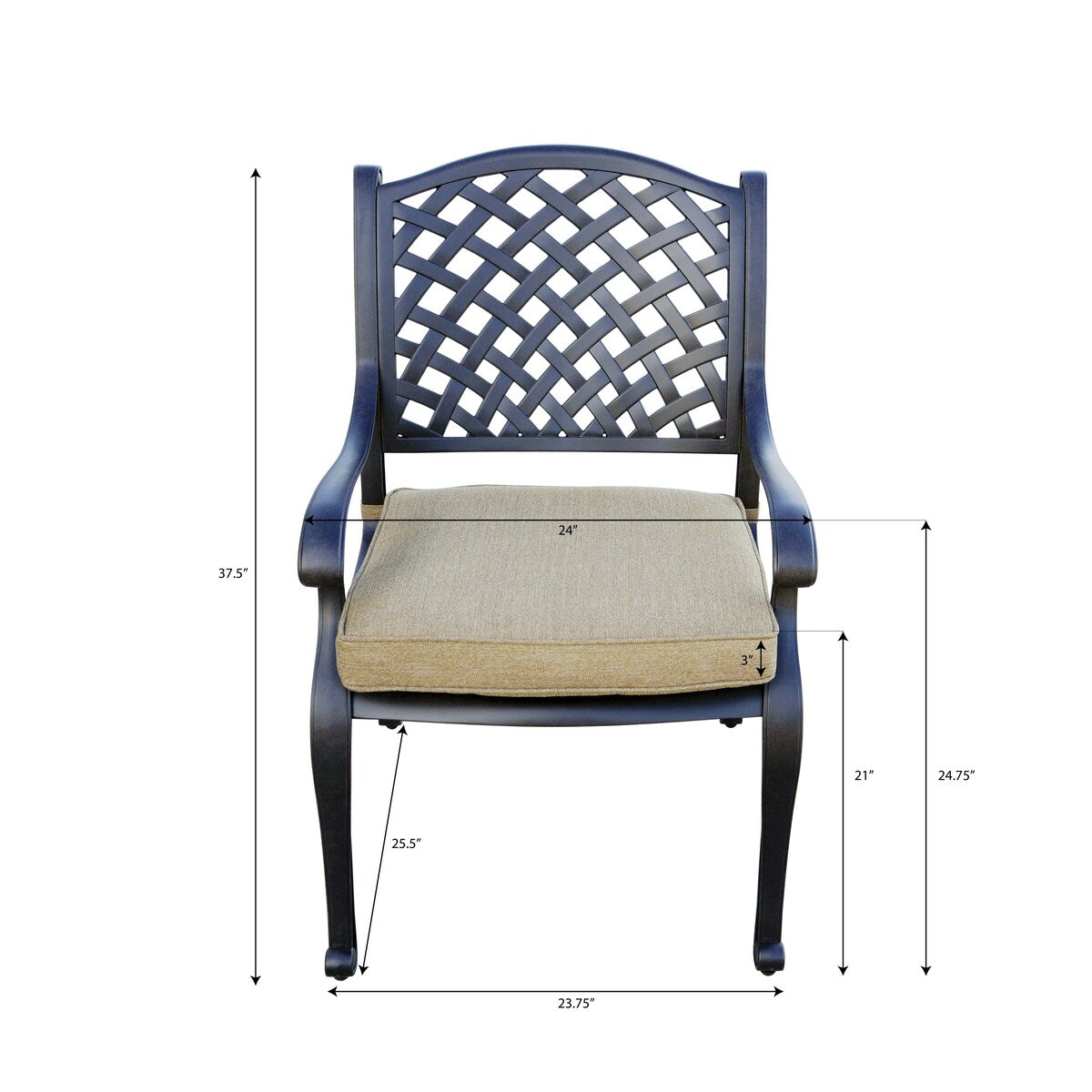 Ensemble de salle à manger de patio Nassau 11 pièces (avec 2 chaises pivotantes à bascule) et table à manger rectangulaire extensible 42 x 92 / 42 x 120 po