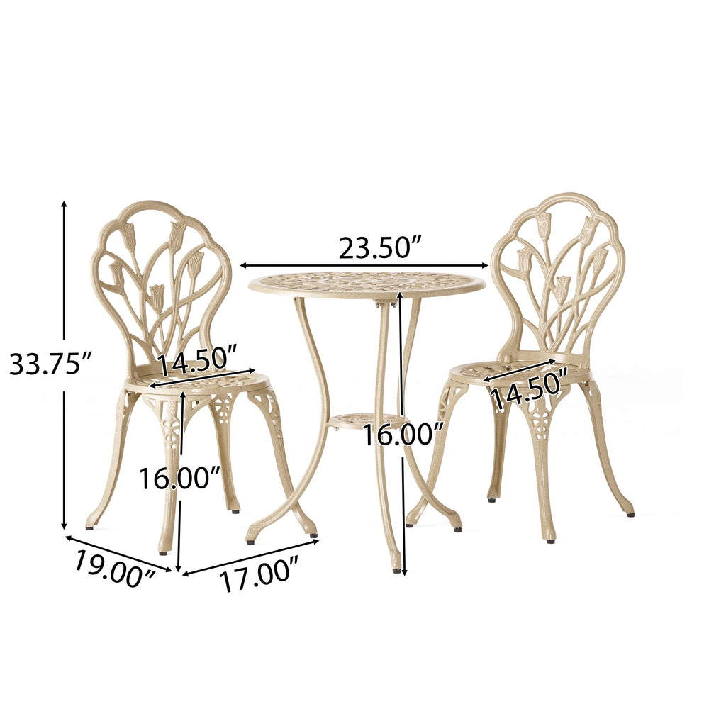 Ensemble de bistrot Nassau Sand par Christopher Knight Home
