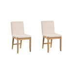 Tabouret de bar moderne Gracie, chaise rembourrée en boucle et pieds en bois brossé