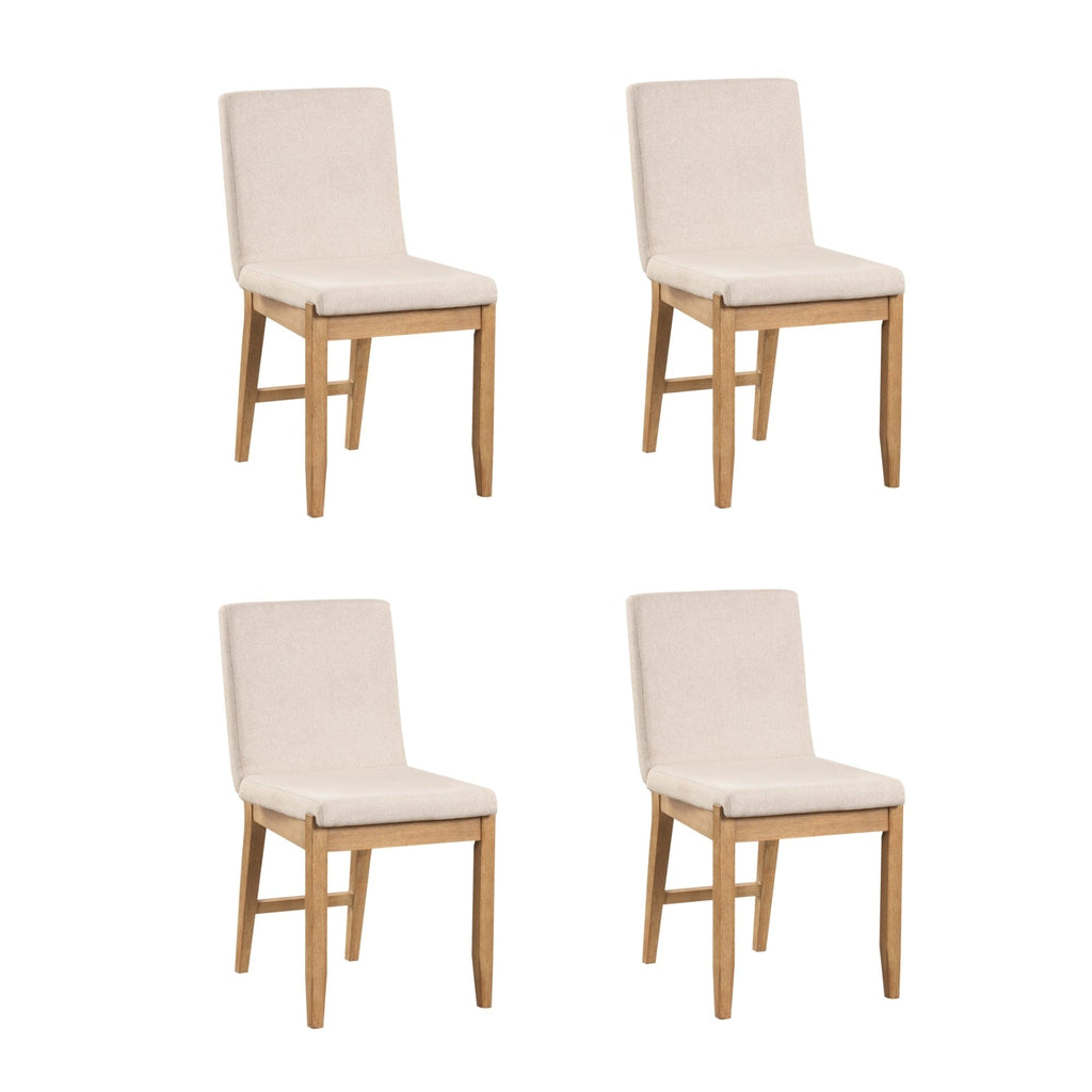 Tabouret de bar moderne Gracie, chaise rembourrée en boucle et pieds en bois brossé