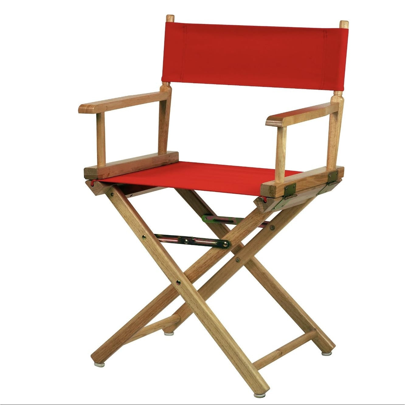 Chaise de réalisateur à cadre naturel de 18 pouces