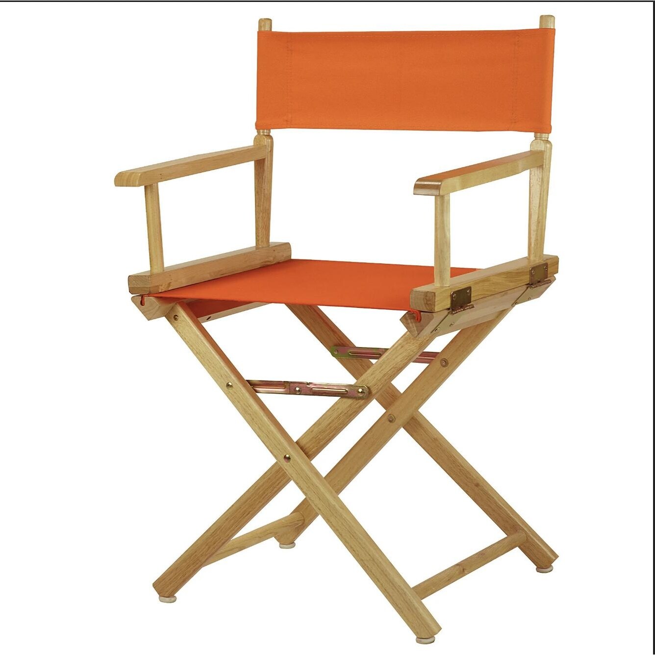 Chaise de réalisateur à cadre naturel de 18 pouces