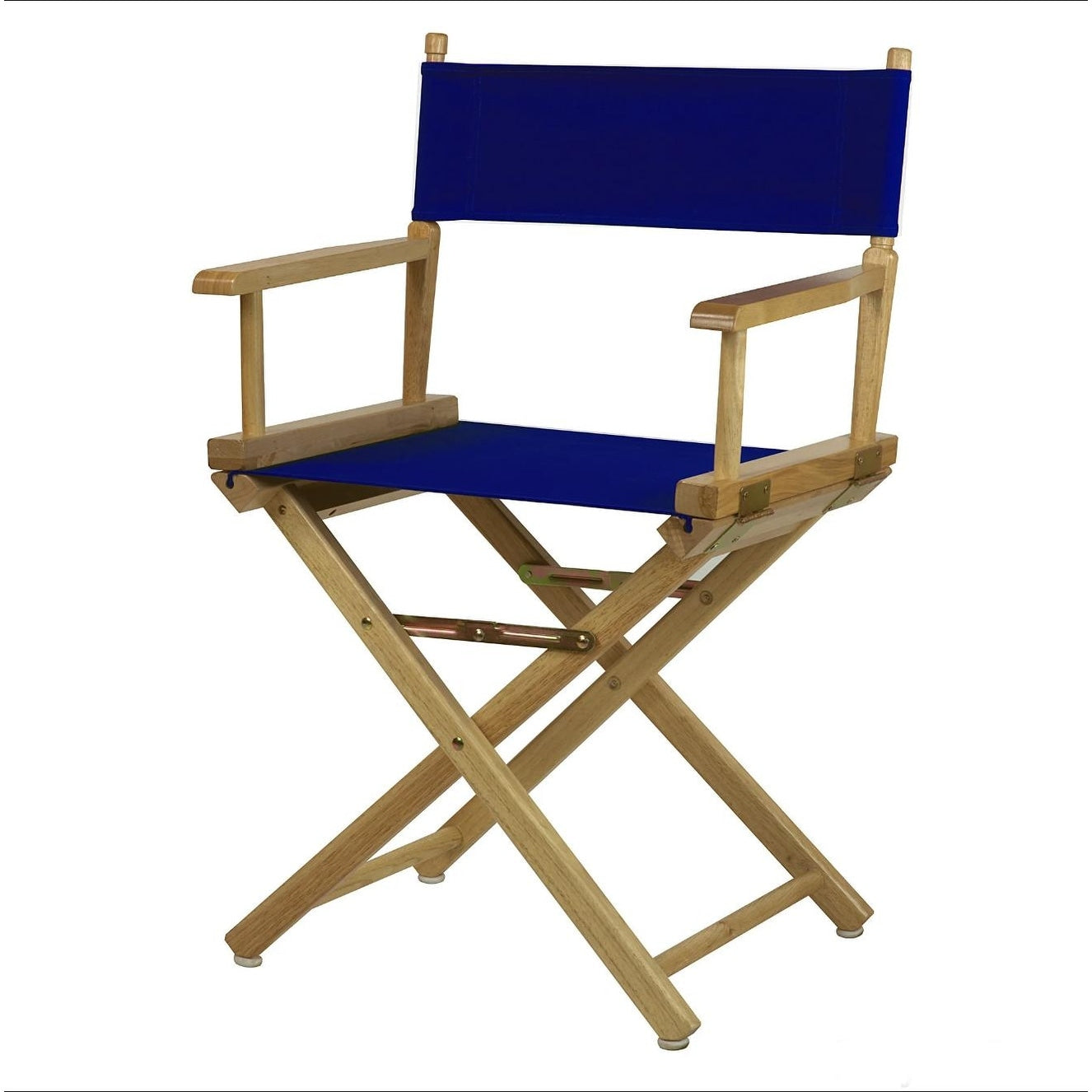 Chaise de réalisateur à cadre naturel de 18 pouces